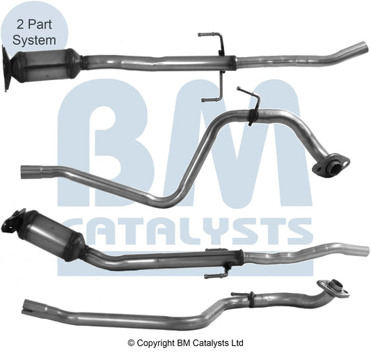 HOMOLOGIERT BENZIN KAT FÜR TOYOTA PRIUS C 1.5L BENZIN | EURO 5 ODER 6 | OEM: 1741021C51 BM CATALYSTS