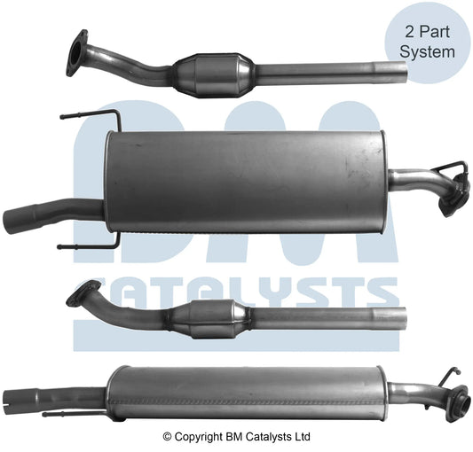 HOMOLOGIERT BENZIN KAT FÜR TOYOTA RAV4 2L BENZIN | EURO 4 | OEM: 1742028710 BM CATALYSTS