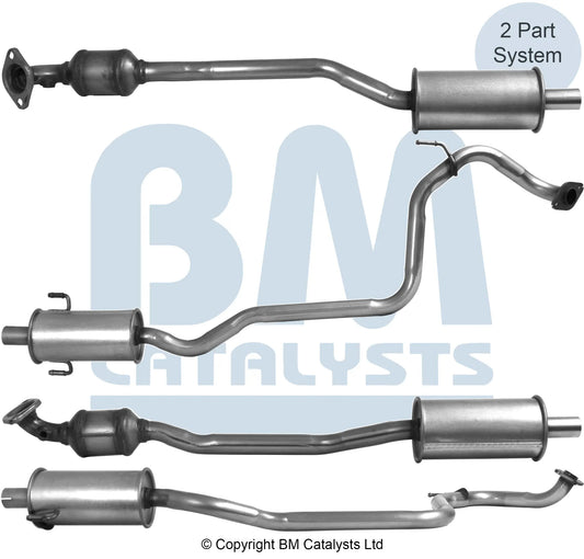 HOMOLOGIERT BENZIN KAT FÜR TOYOTA VERSO S 1.3L BENZIN | EURO 5 | OEM: 1741047130 BM CATALYSTS