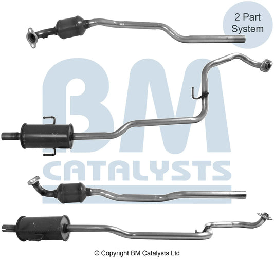HOMOLOGIERT BENZIN KAT FÜR TOYOTA VITZ 1L BENZIN | EURO 5 ODER 6 | OEM: 174100Q070 BM CATALYSTS