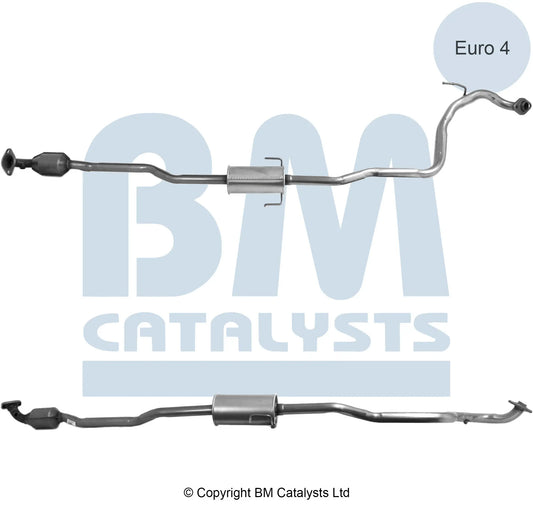 HOMOLOGIERT BENZIN KAT FÜR TOYOTA YARIS 1.3L BENZIN | EURO 4 | OEM: 174100J050 BM CATALYSTS