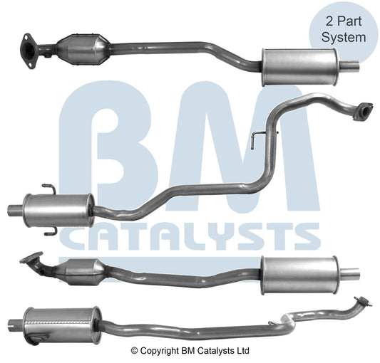 HOMOLOGIERT BENZIN KAT FÜR TOYOTA YARIS 1.3L BENZIN | EURO 5 | OEM: 174100Y120 BM CATALYSTS