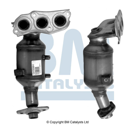 HOMOLOGIERT BENZIN KAT FÜR TOYOTA YARIS 1L BENZIN | EURO 4 | OEM: 171400Q020 BM CATALYSTS
