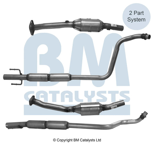 HOMOLOGIERT BENZIN KAT FÜR TOYOTA YARIS VERSO 1.3L BENZIN | EURO 3 | OEM: 1741021100 BM CATALYSTS