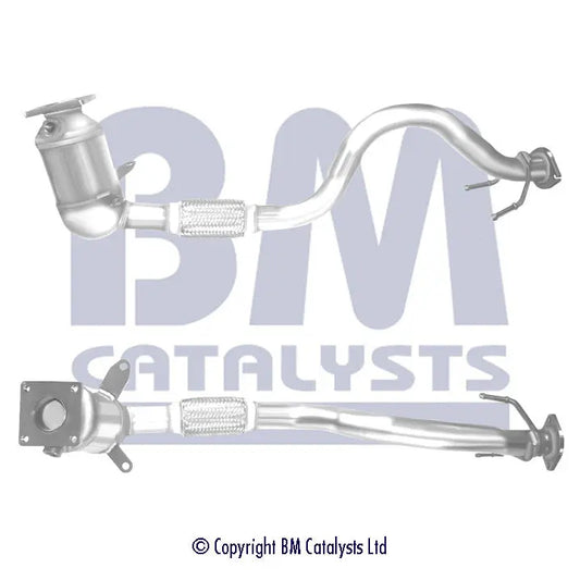 HOMOLOGIERT BENZIN KAT FÜR VOLKSWAGEN CADDIE 1.4L BENZIN | EURO 4 | OEM: 1K0254300SX BM CATALYSTS