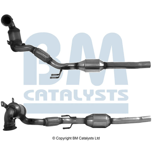HOMOLOGIERT BENZIN KAT FÜR VOLKSWAGEN CADDIE 1L BENZIN | EURO 6 | OEM: 2K0254500EX BM CATALYSTS