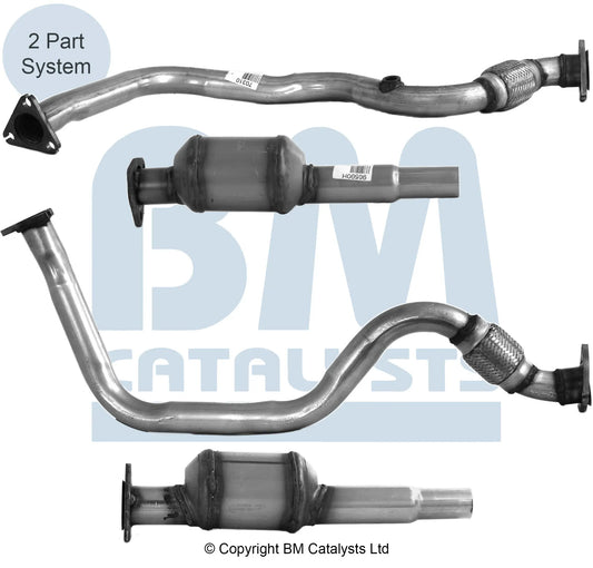 HOMOLOGIERT BENZIN KAT FÜR VOLKSWAGEN GOLF 1.4L BENZIN | EURO 2 | OEM: BM CATALYSTS