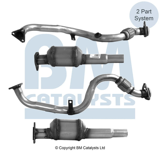 HOMOLOGIERT BENZIN KAT FÜR VOLKSWAGEN GOLF 1.4L BENZIN | EURO 2 | OEM: BM CATALYSTS