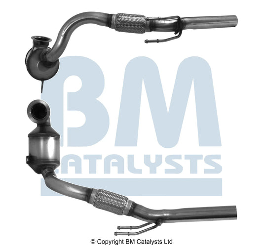 HOMOLOGIERT BENZIN KAT FÜR VOLKSWAGEN HOCH 1L BENZIN | EURO 6 | OEM: 1S0254500CX BM CATALYSTS