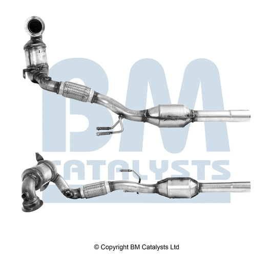 HOMOLOGIERT BENZIN KAT FÜR VOLKSWAGEN POLO 1.2L BENZIN | EURO 6 | OEM: 6C0254502DX BM CATALYSTS