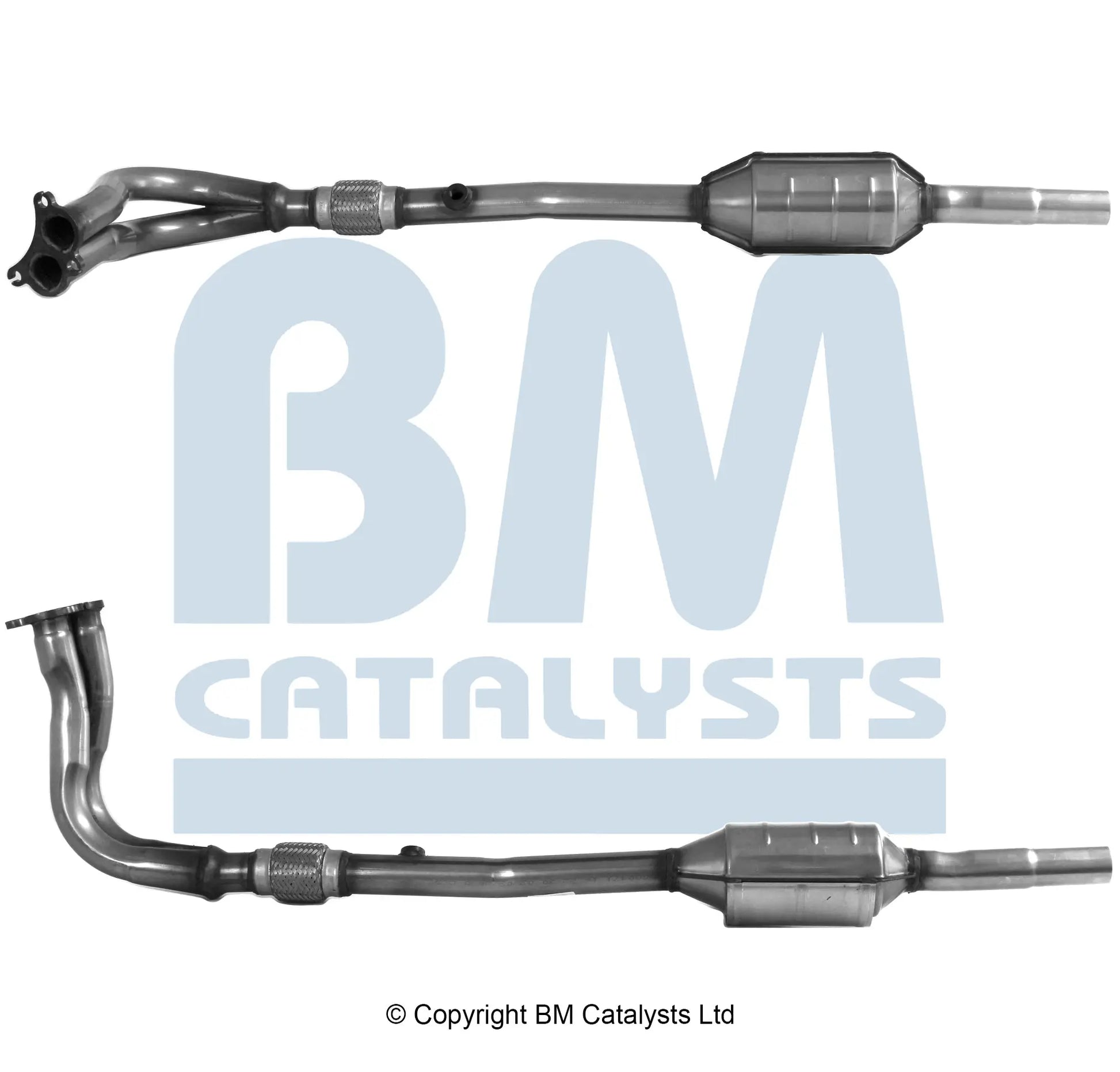 HOMOLOGIERT BENZIN KAT FÜR VOLKSWAGEN POLO 1.6L BENZIN | EURO 2 | OEM: 6N0253058V BM CATALYSTS