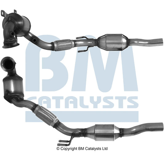 HOMOLOGIERT BENZIN KAT FÜR VOLKSWAGEN TOURAN 1.2L BENZIN | EURO 6 | OEM: 5QA254500X BM CATALYSTS