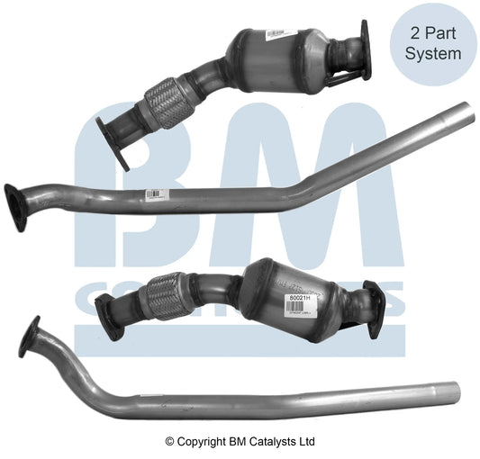 HOMOLOGIERT DIESEL KAT FÜR AUDI A6 1.9L DIESEL | EURO 3 | OEM: 4B0254200HX BM CATALYSTS
