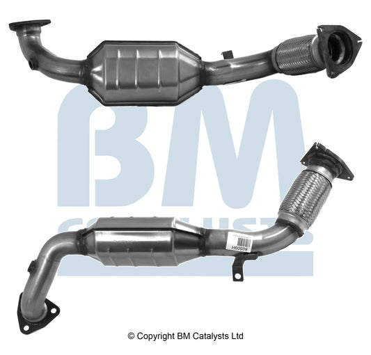 HOMOLOGIERT DIESEL KAT FÜR AUDI FRAGE 7 3L DIESEL | EURO 4 | OEM: 7L6254300RX BM CATALYSTS