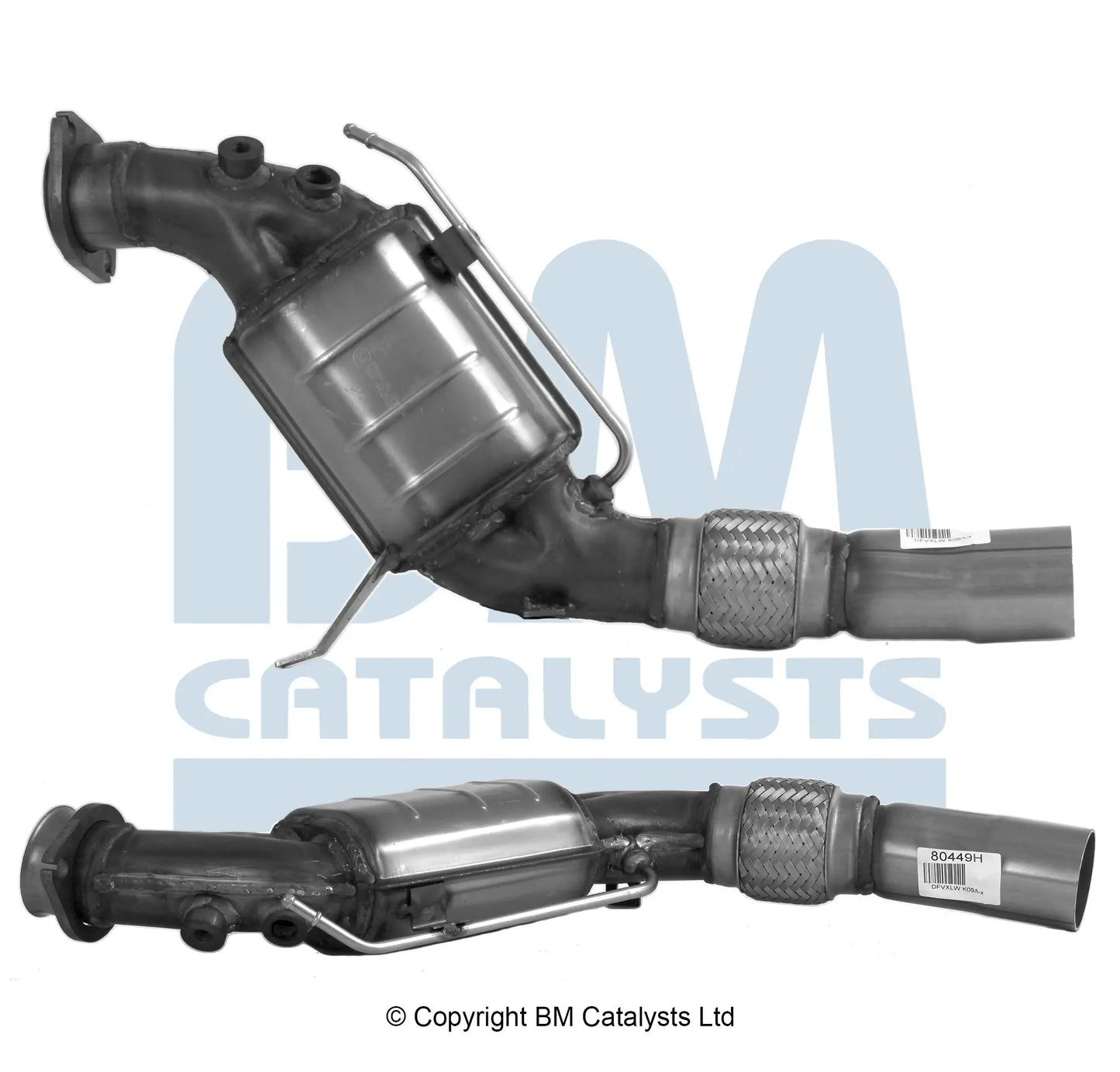 HOMOLOGIERT DIESEL KAT FÜR BMW 525D 2.5L DIESEL | EURO 4 | OEM: 18307792190 BM CATALYSTS