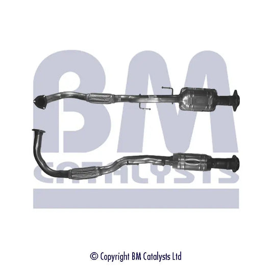 HOMOLOGIERT DIESEL KAT FÜR CHRYSLER CHEROKEE 2.5L DIESEL | EURO 3 | OEM: 52101251AC BM CATALYSTS