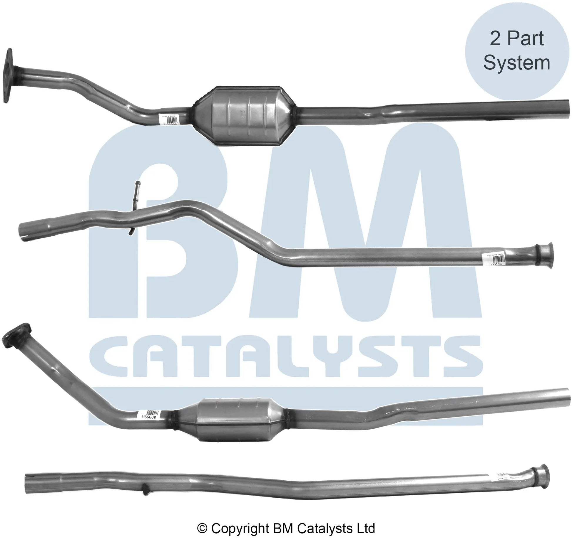 HOMOLOGIERT DIESEL KAT FÜR CITROEN BERLINGO 1.9L DIESEL | EURO 2 | OEM: 1705AC BM CATALYSTS