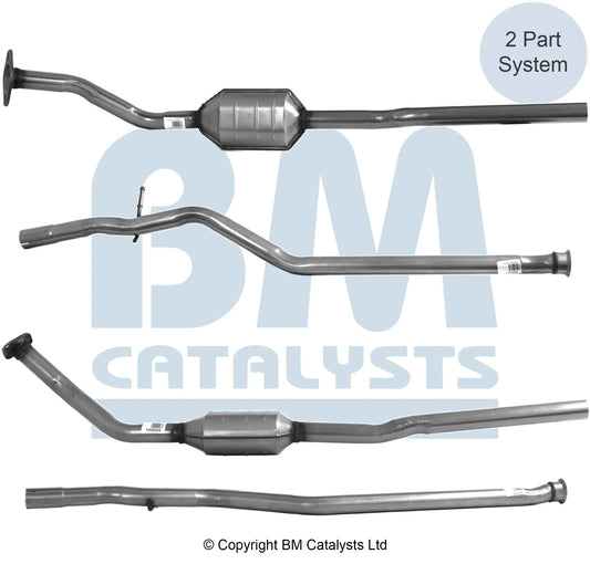HOMOLOGIERT DIESEL KAT FÜR CITROEN BERLINGO 1.9L DIESEL | EURO 2 | OEM: 1705AC BM CATALYSTS