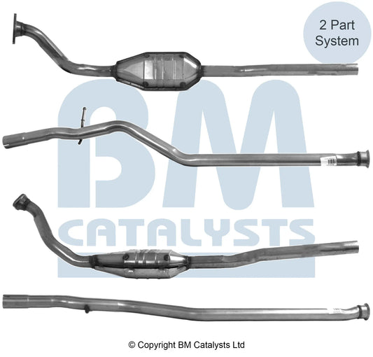 HOMOLOGIERT DIESEL KAT FÜR CITROEN BERLINGO 1.9L DIESEL | EURO 2 | OEM: 1705P4 BM CATALYSTS