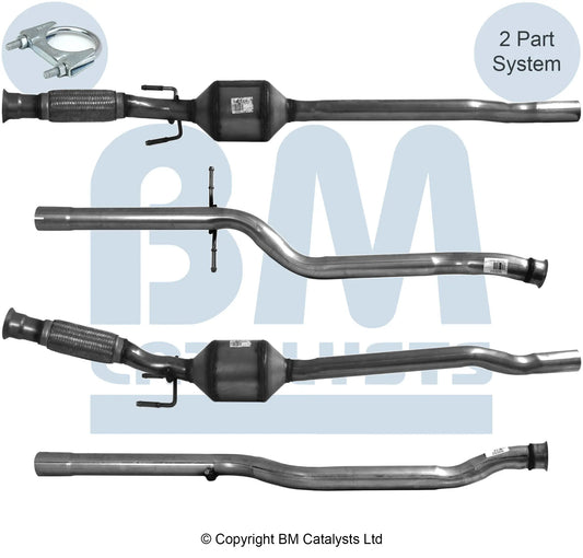 HOMOLOGIERT DIESEL KAT FÜR CITROEN C5 2L DIESEL | EURO 3 | OEM: 1705NJ BM CATALYSTS