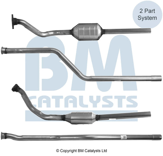 HOMOLOGIERT DIESEL KAT FÜR CITROEN XSARA 1.9L DIESEL | EURO 2 | OEM: 17050000000 BM CATALYSTS