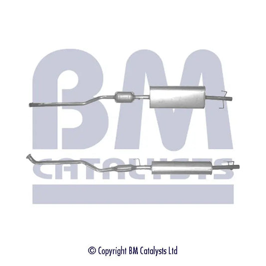 HOMOLOGIERT DIESEL KAT FÜR MERCEDES SPRINTER 2.3L DIESEL | EURO 2 | OEM: 9014901019 BM CATALYSTS