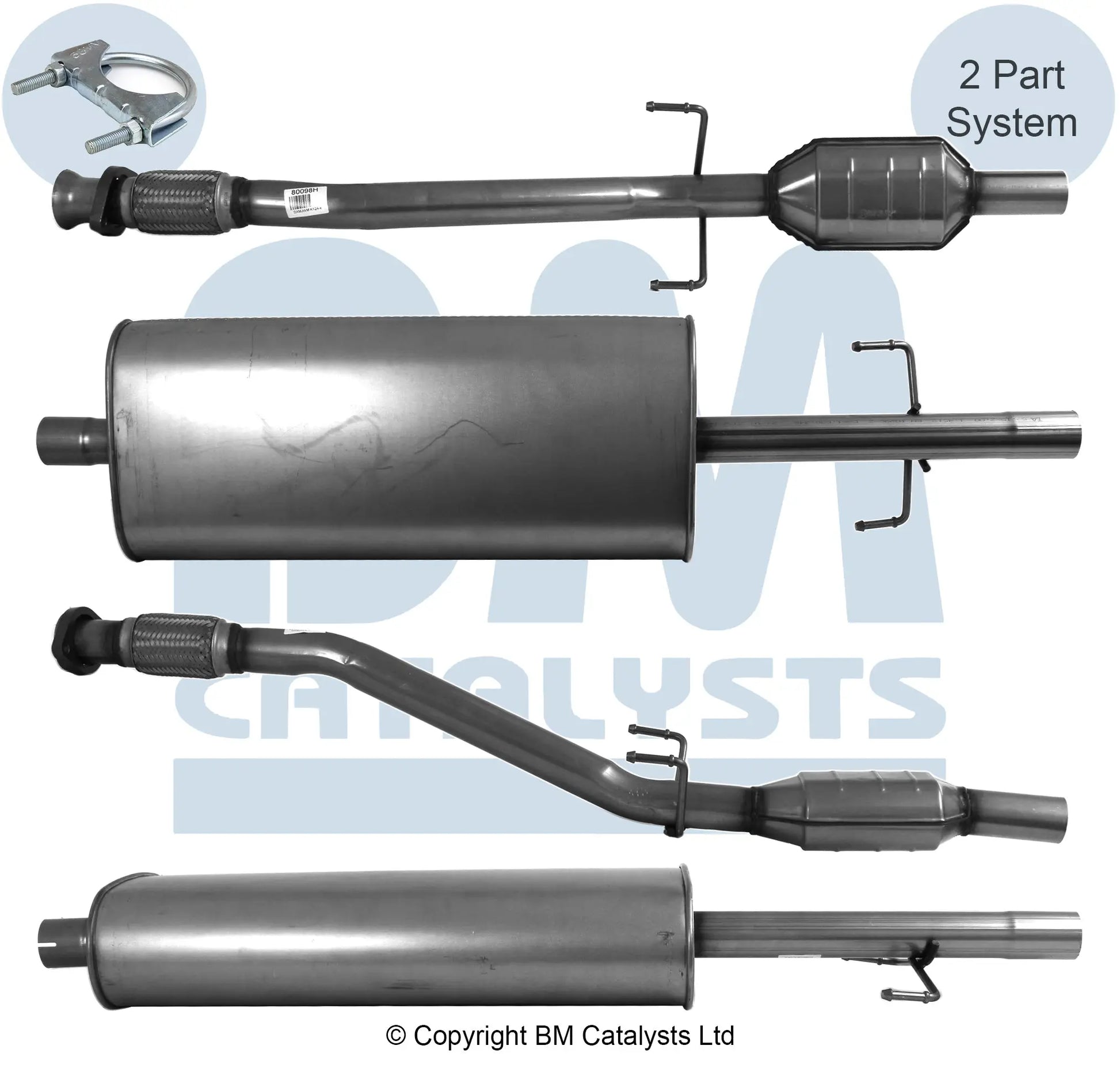 HOMOLOGIERT DIESEL KAT FÜR MERCEDES SPRINTER 2.9L DIESEL | EURO 2 | OEM: 9014901219 BM CATALYSTS