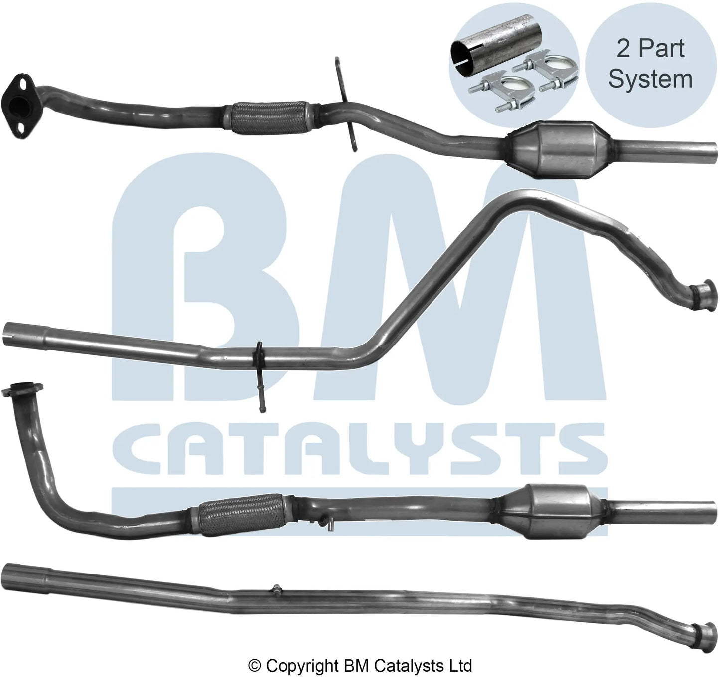 HOMOLOGIERT DIESEL KAT FÜR OPEL COMBO 1.7L DIESEL | EURO 2 | OEM: 3299228 BM CATALYSTS