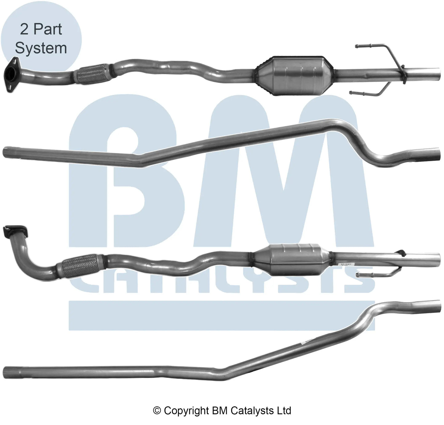 HOMOLOGIERT DIESEL KAT FÜR OPEL COMBO 1.7L DIESEL | EURO 3 ODER 4 | OEM: 24402354 BM CATALYSTS
