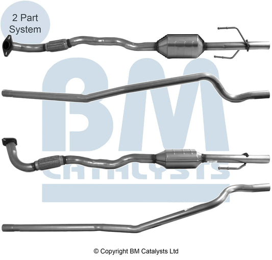 HOMOLOGIERT DIESEL KAT FÜR OPEL COMBO 1.7L DIESEL | EURO 3 ODER 4 | OEM: 24402354 BM CATALYSTS