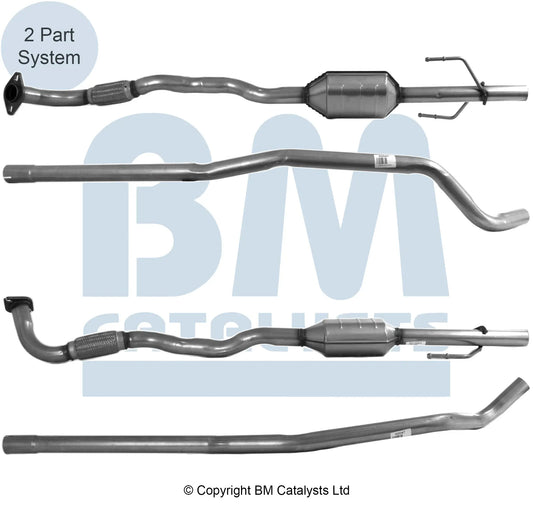 HOMOLOGIERT DIESEL KAT FÜR OPEL CORSA C 1.7L DIESEL | EURO 3 | OEM: 5854361 BM CATALYSTS