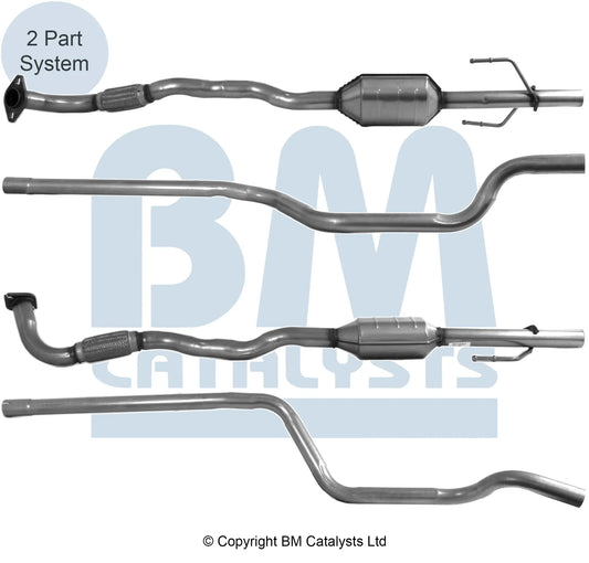 HOMOLOGIERT DIESEL KAT FÜR OPEL MERIVA A 1.7L DIESEL | EURO 3 ODER 4 | OEM: 5852196 BM CATALYSTS
