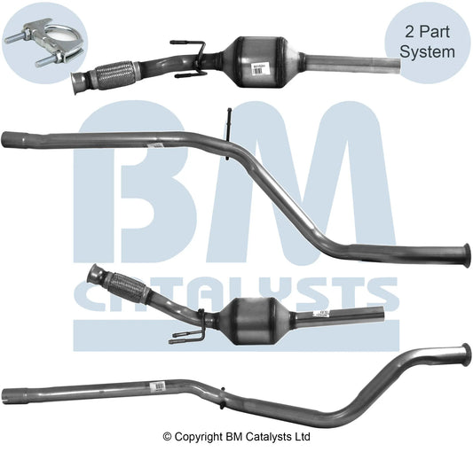 HOMOLOGIERT DIESEL KAT FÜR PEUGEOT 307 2L DIESEL | EURO 3 | OEM: 1705LA BM CATALYSTS