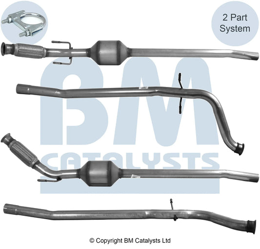 HOMOLOGIERT DIESEL KAT FÜR PEUGEOT 406 2L DIESEL | EURO 3 | OEM: 1705EF BM CATALYSTS