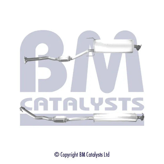 HOMOLOGIERT DIESEL KAT FÜR TOYOTA RAV4 2.2L DIESEL | EURO 4 | OEM: 1741026400 BM CATALYSTS