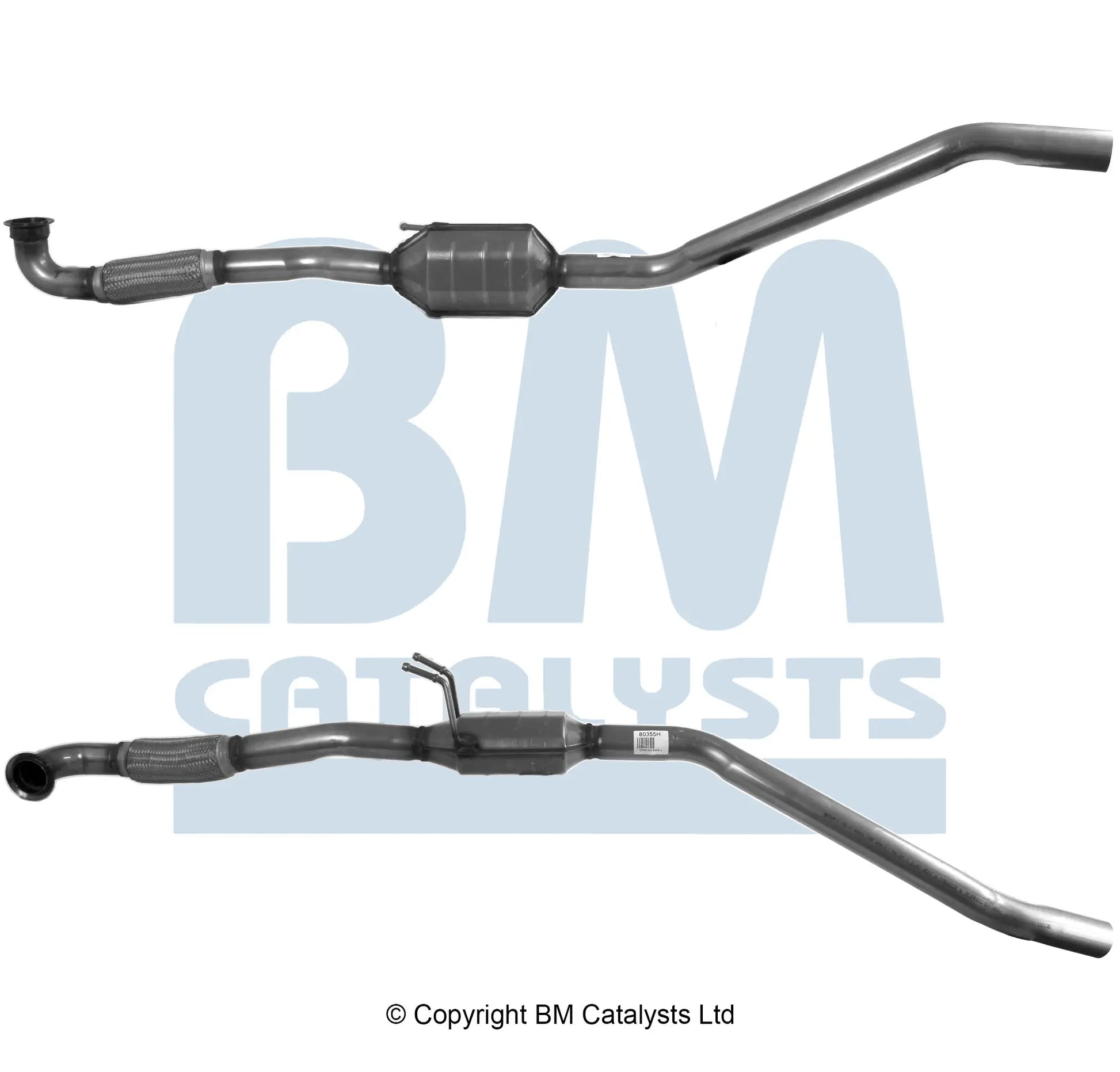 HOMOLOGIERT DIESEL KAT FÜR VOLKSWAGEN TRANSPORTER 1.9L DIESEL | EURO 3 ODER 4 | OEM: 7H0253059GX BM CATALYSTS