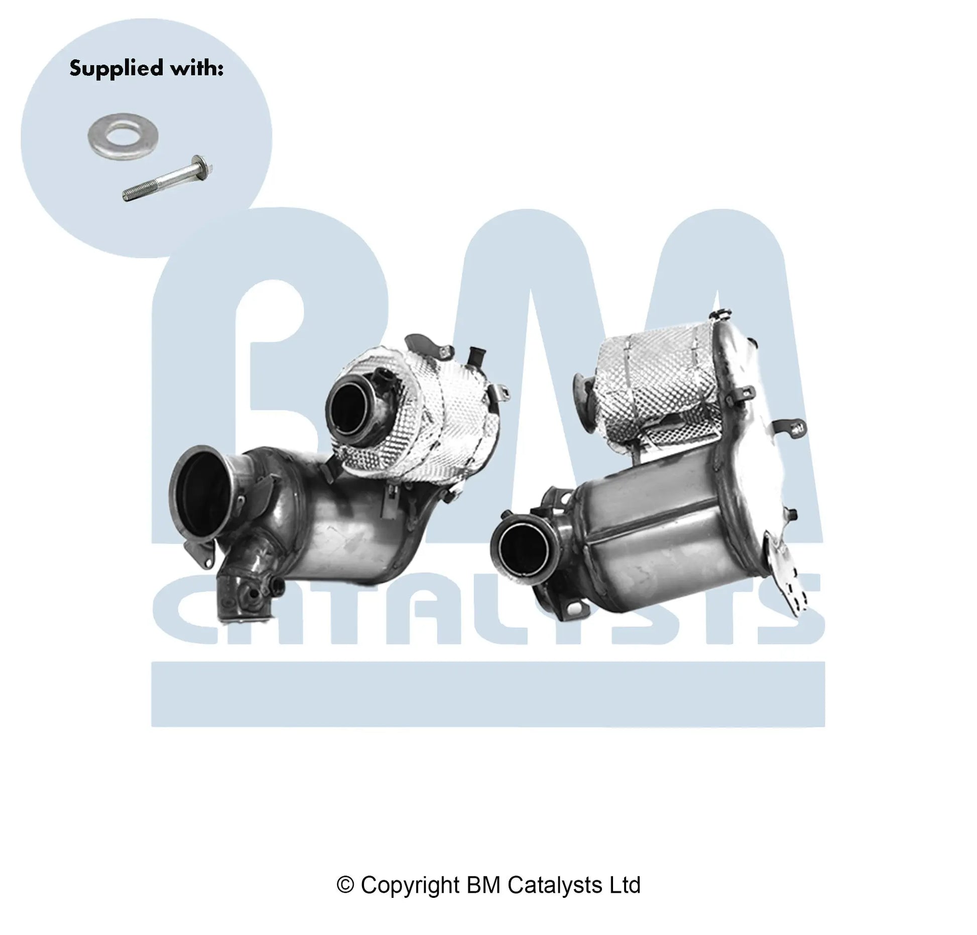 HOMOLOGIERT DIESEL KAT & DPF FÜR AUDI A3 1.6L DIESEL | EURO 6 | OEM: 04L131670BX BM CATALYSTS