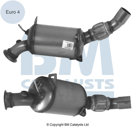 HOMOLOGIERT DIESEL KAT & DPF FÜR BMW 116D 2L DIESEL | EURO 4 | OEM: 18307800704 BM CATALYSTS