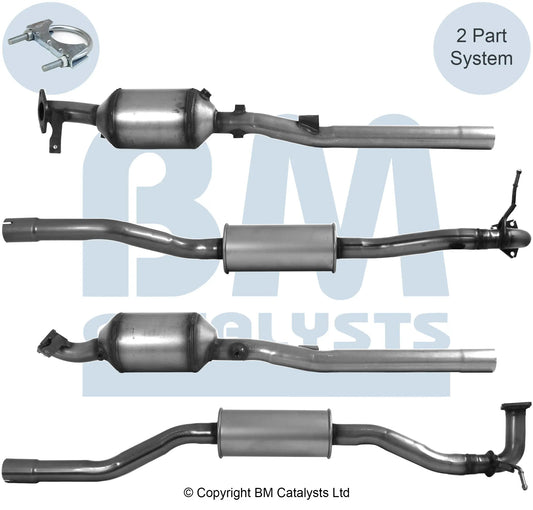 HOMOLOGIERT DIESEL KAT & DPF FÜR CITROEN C4 AIRCROSS 1.8L DIESEL | EURO 5 | OEM: 1570B201 BM CATALYSTS