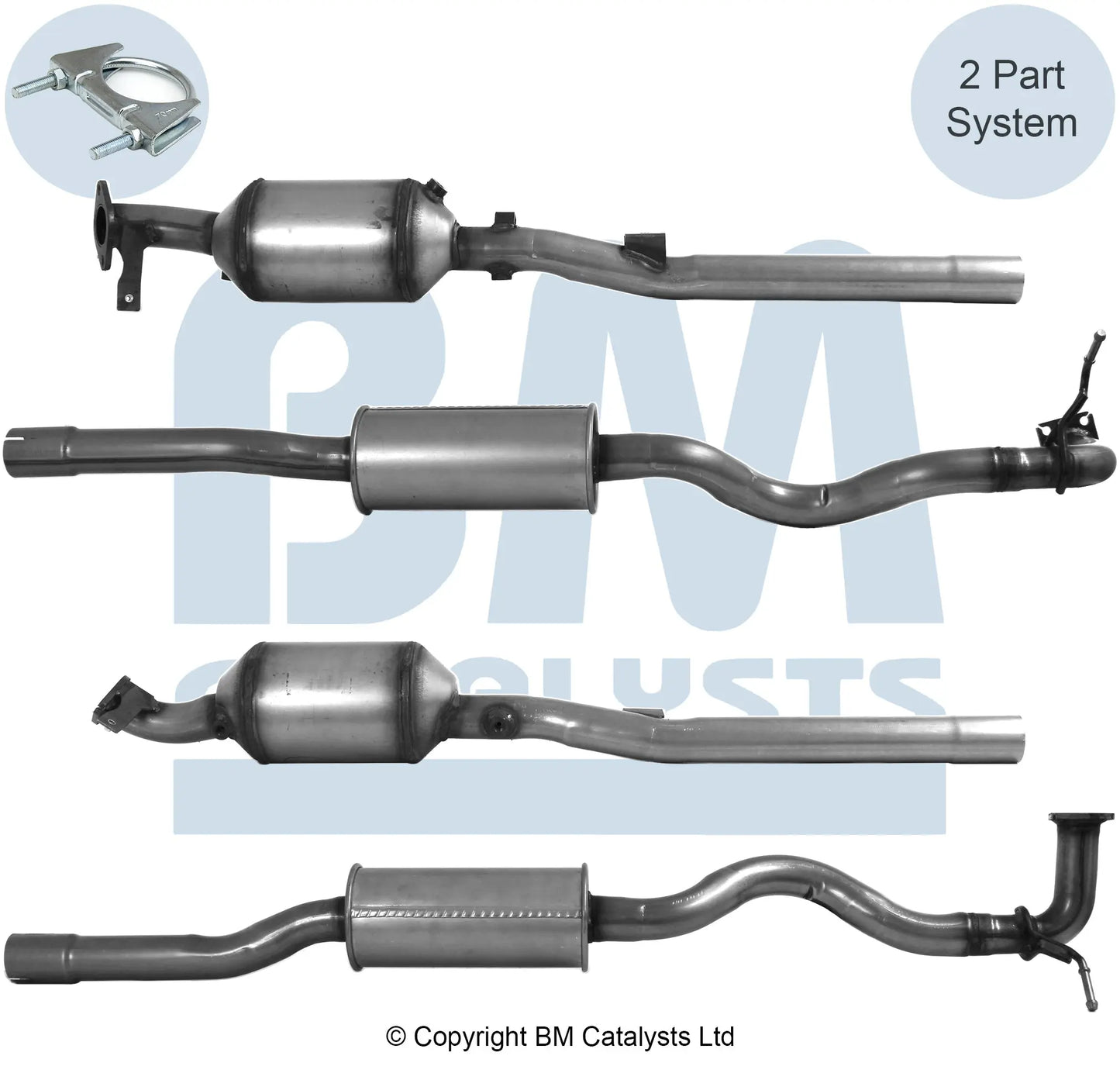 HOMOLOGIERT DIESEL KAT & DPF FÜR CITROEN C4 AIRCROSS 1.8L DIESEL | EURO 5 | OEM: 1570B203 BM CATALYSTS