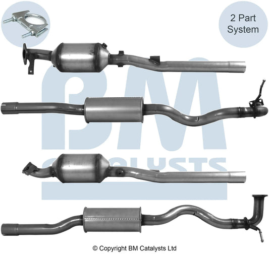HOMOLOGIERT DIESEL KAT & DPF FÜR CITROEN C4 AIRCROSS 1.8L DIESEL | EURO 5 | OEM: 1570B203 BM CATALYSTS