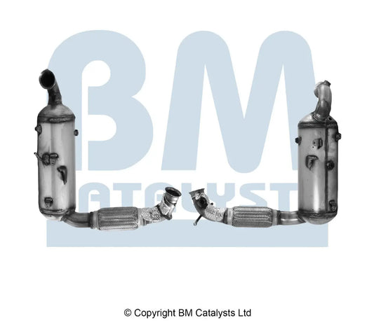 HOMOLOGIERT DIESEL KAT & DPF FÜR FORD FIESTA 1.5L DIESEL | EURO 6 | OEM: 2112896 BM CATALYSTS