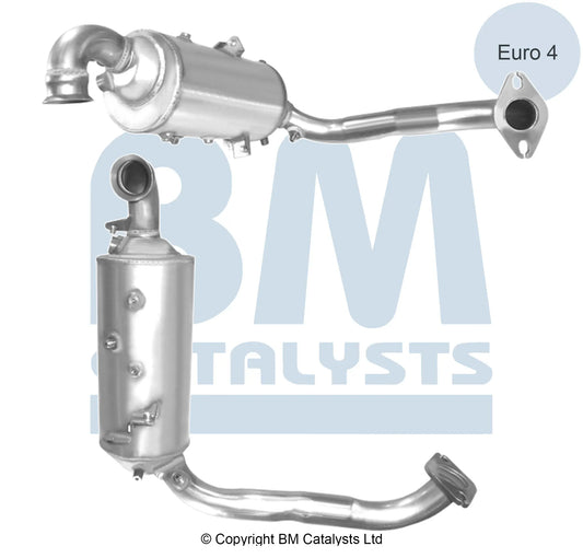 HOMOLOGIERT DIESEL KAT & DPF FÜR FORD FOKUS 1.6L DIESEL | EURO 4 | OEM: 1619831 BM CATALYSTS