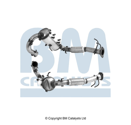 HOMOLOGIERT DIESEL KAT & DPF FÜR FORD KUGA 2L DIESEL | EURO 6 | OEM: 2054057 BM CATALYSTS