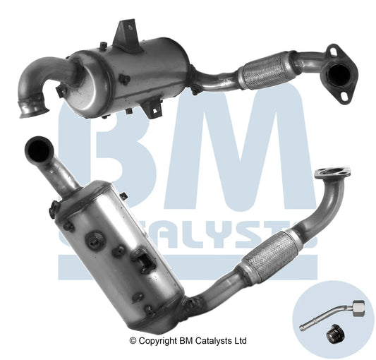 HOMOLOGIERT DIESEL KAT & DPF FÜR FORD TOURNEO CONNECT 1.6L DIESEL | EURO 5 | OEM: 1808670 BM CATALYSTS