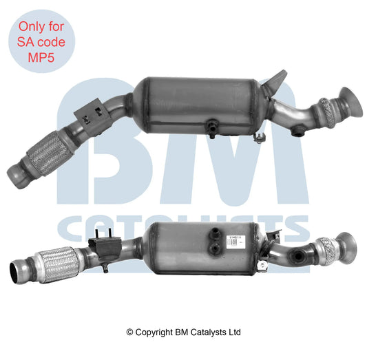 HOMOLOGIERT DIESEL KAT & DPF FÜR MERCEDES SPRINTER 2.1L DIESEL | EURO 5 | OEM: 9064901500 BM CATALYSTS