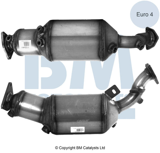 HOMOLOGIERT DIESEL KAT & SIC DPF FÜR AUDI A4 2L DIESEL | EURO 4 | OEM: 8K0254750NX BM CATALYSTS