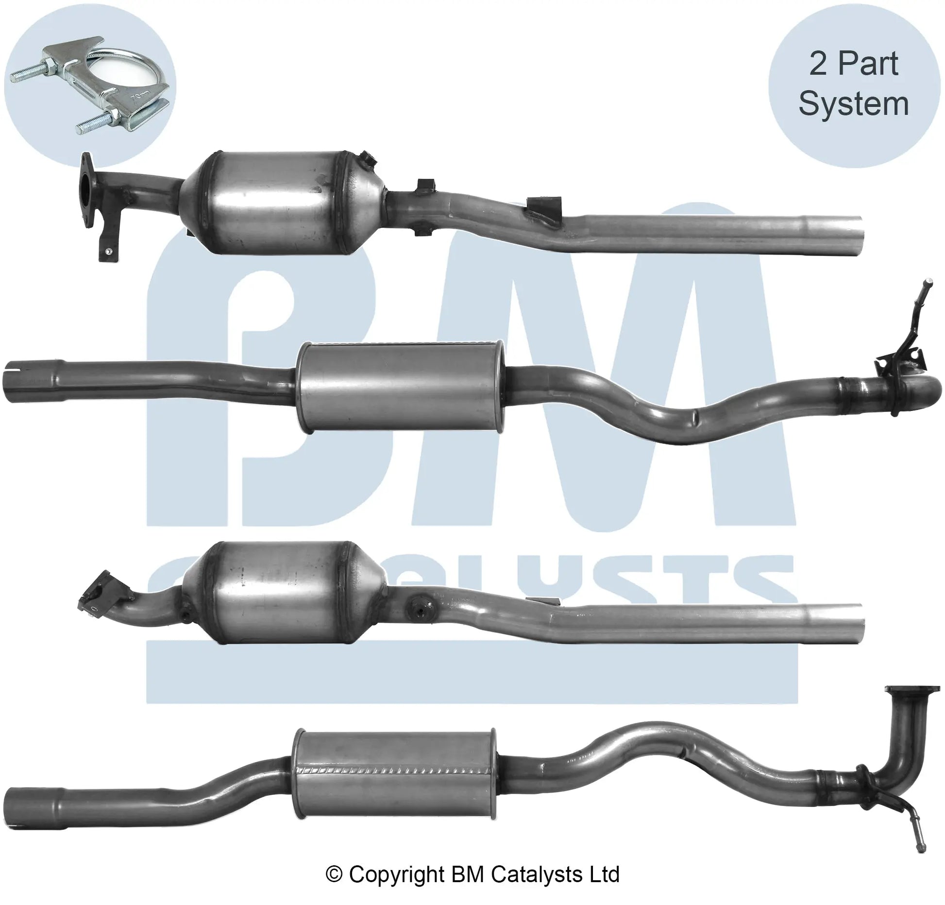 HOMOLOGIERT DIESEL KAT & SIC DPF FÜR CITROEN C4 AIRCROSS 1.8L DIESEL | EURO 5 | OEM: 1570B203 BM CATALYSTS