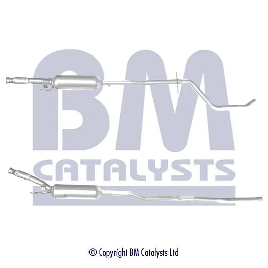 HOMOLOGIERT DIESEL KAT & SIC DPF FÜR CITROEN C5 2L DIESEL | EURO 5 | OEM: 1606411480 BM CATALYSTS