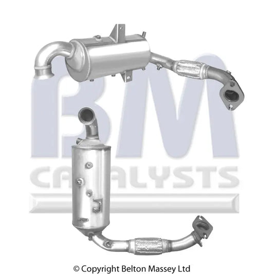 HOMOLOGIERT DIESEL KAT & SIC DPF FÜR FORD FIESTA 1.6L DIESEL | EURO 4 | OEM: 1521885 BM CATALYSTS